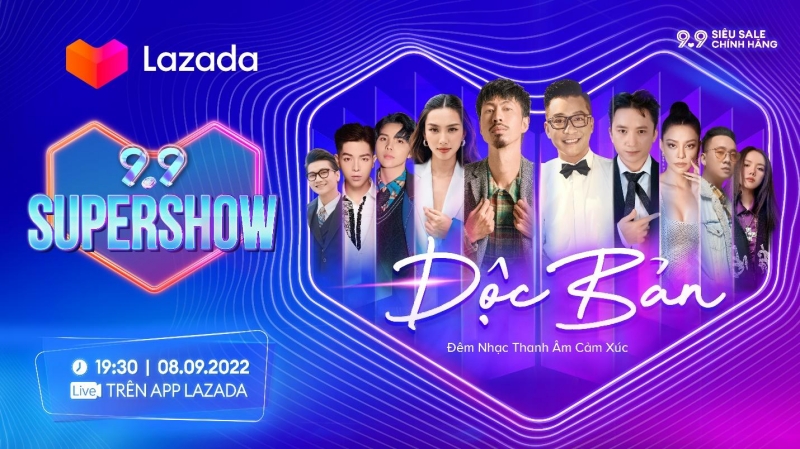 Đại nhạc hội Lazada Supershow 9.9 đổ bộ Hà Nội ngày 8/9, ĐEN, Phan Mạnh Quỳnh, Thùy Tiên… hứa hẹn mang đến đại tiệc âm nhạc độc nhất!