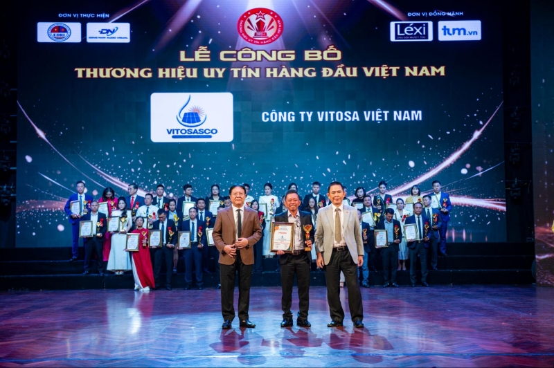 Vitosa Việt Nam Vinh Dự Đạt Top 10 Thương Hiệu Uy Tín Hàng Đầu Việt Nam