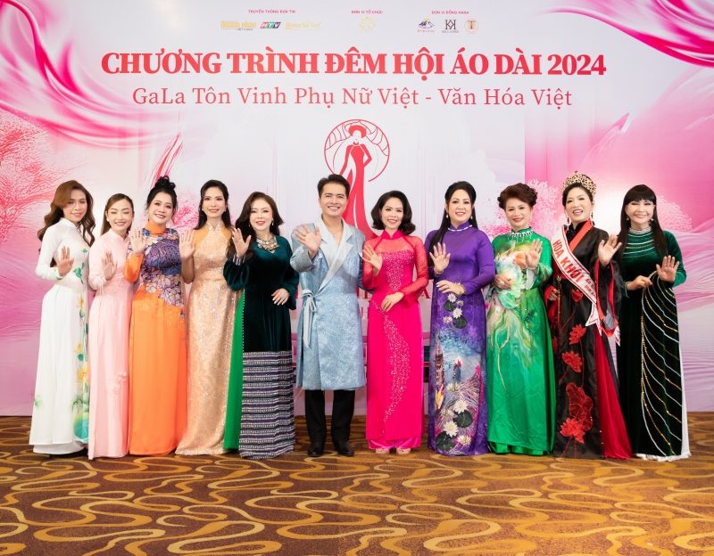 Đêm hội Áo dài 2024: Rực rỡ sắc màu truyền thống