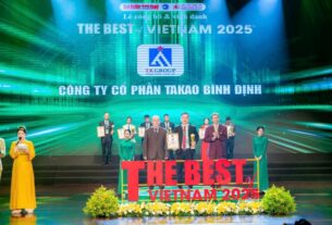 TAKAO Bình Định – Top 10 The Best Of Vietnam 2025: Khẳng định vị thế mới ngành VLXD cao cấp