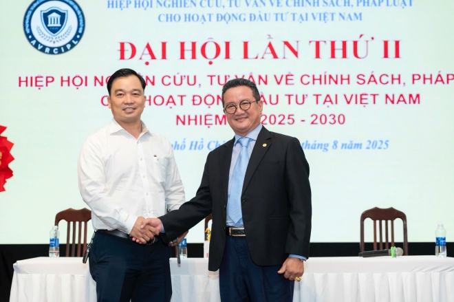 Đại hội Đại biểu lần thứ II, nhiệm kỳ 2025 – 2030 Hiệp hội Nghiên cứu, Tư vấn Chính sách, pháp luật cho hoạt động đầu tư tại Việt Nam (AVRCIPL)