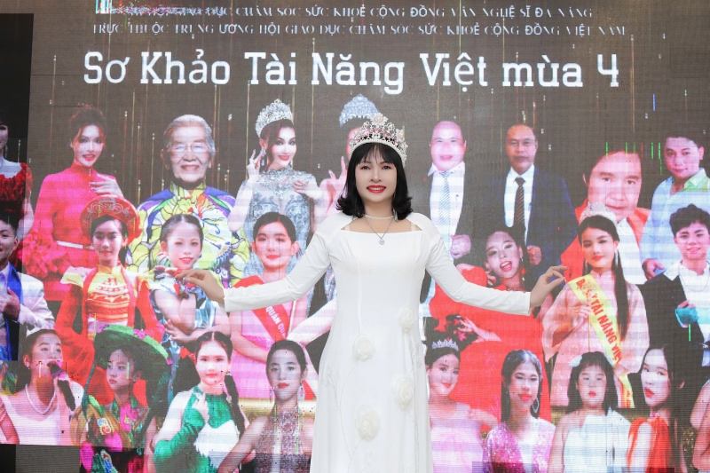 Hoa hậu Hoàng Thị Lụa đảm nhận vai trò Phó ban đối ngoại Tài năng Việt với sự nhiệt huyết và quyết tâm cao